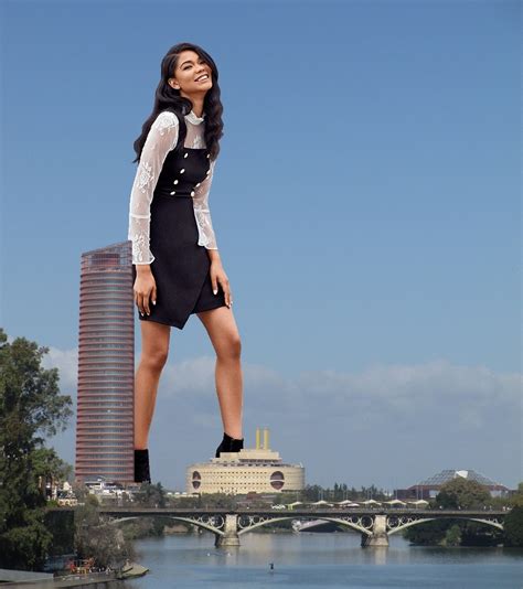 Giantess Chanel Iman 2 by BeautifulGiantess on 